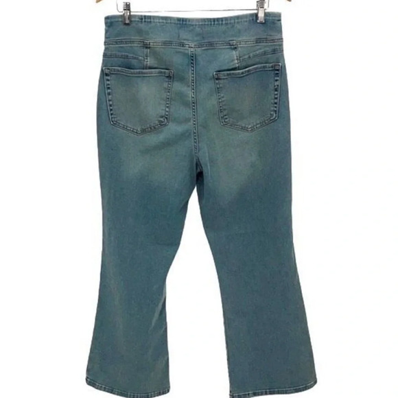 Free People We The Free In My Feelings Cropped Boot Cut Jeans Small NWT - Picture 6 of 11